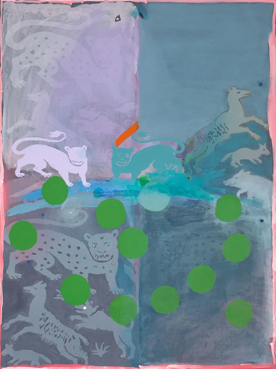 17th Century Damask With Polka Dots 2013