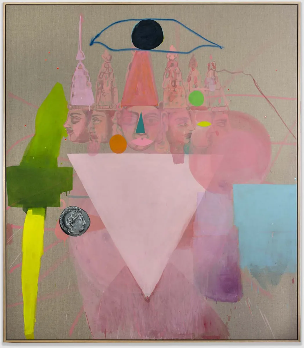 Pink God And Greek Coin 2014